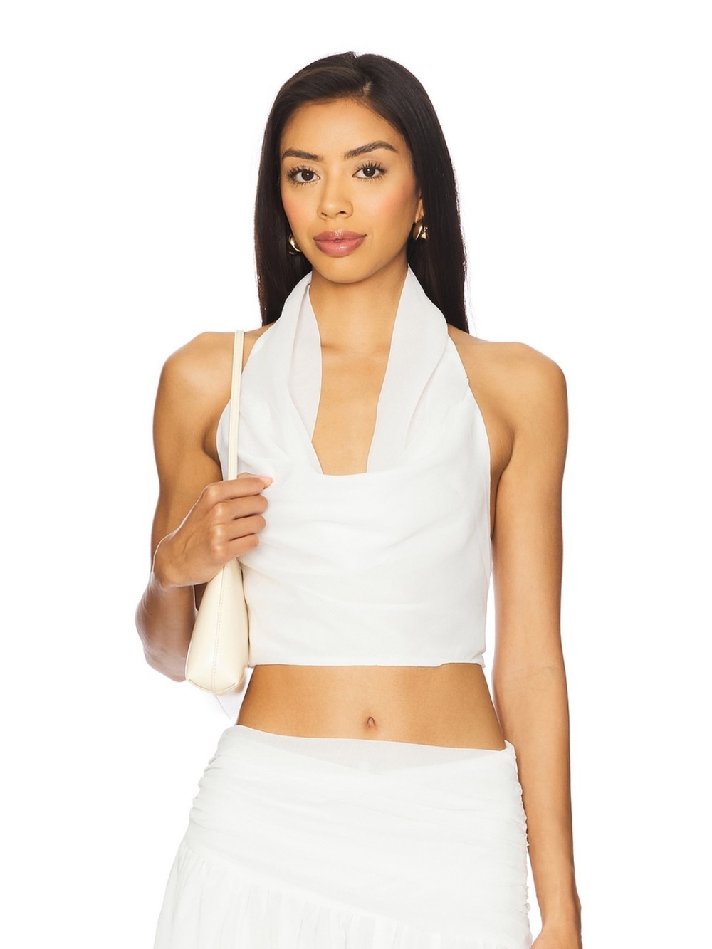 × REVOLVE Camelia Cowl Top in White